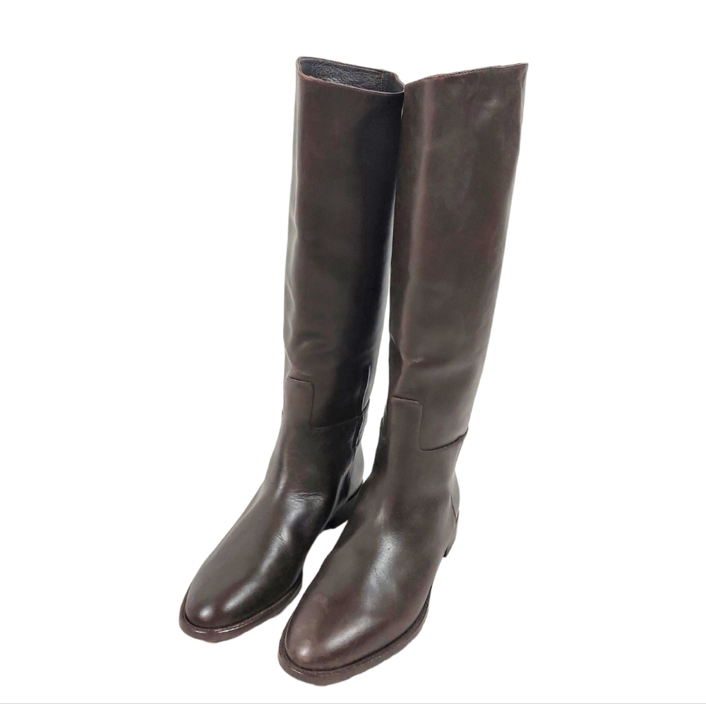 Stuart Weitzman Brown Knee High Leather Boots